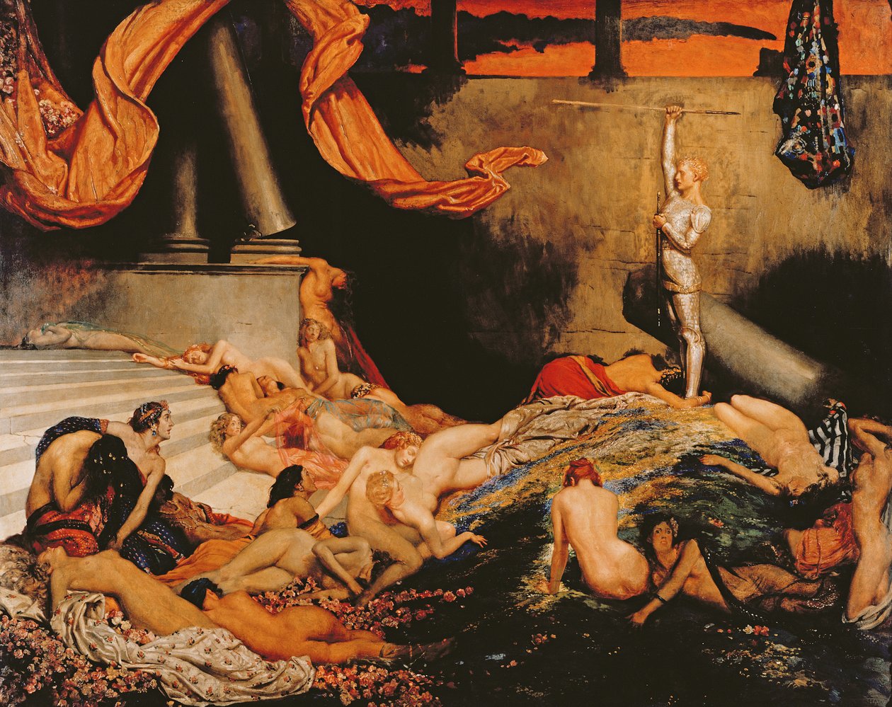 Tutuklanan Mızrak by John Byam Liston Shaw