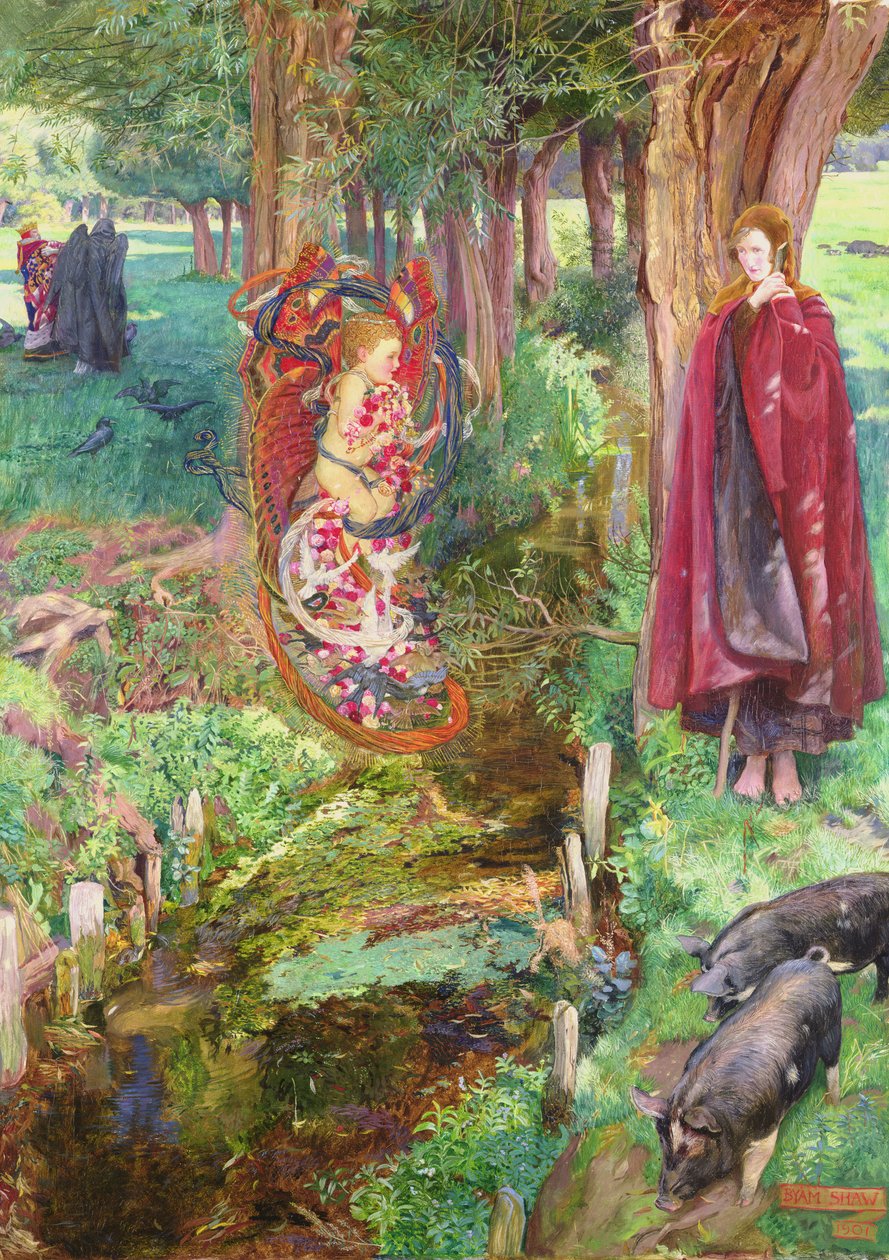 Zaman ve Şans herkesin başına gelir, 1901 by John Byam Liston Shaw