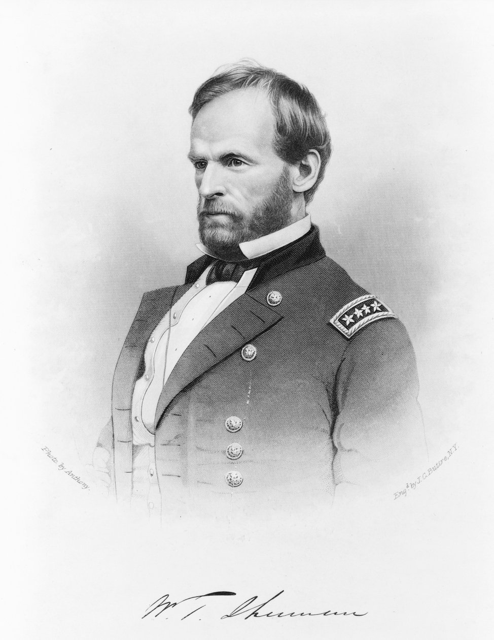 General William T. Sherman, 1865 dolayları by John Chester Buttre