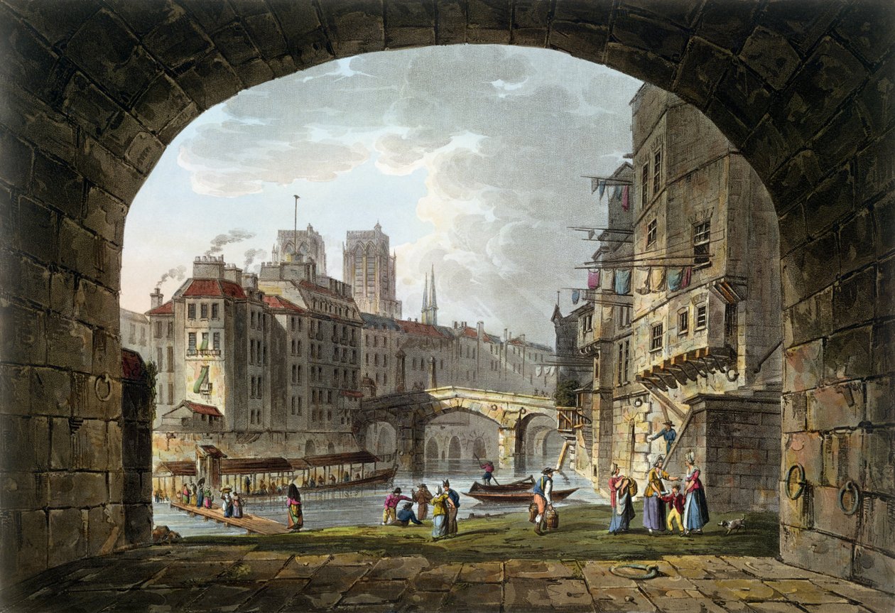 Pont du Chatelet ve Notre-Dame Katedrali