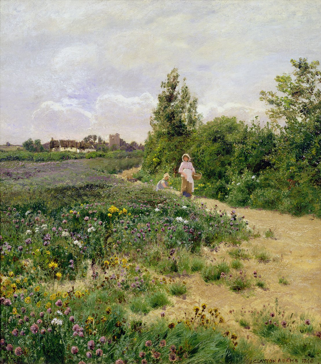 Bir Surrey Yolu, 1890 by John Clayton Adams
