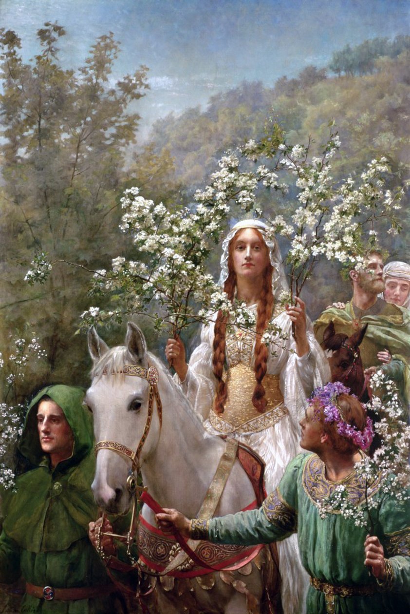 Kraliçe Guineveres Maying by John Collier