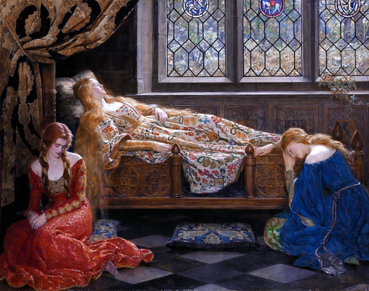 Uyuyan güzel by John Collier