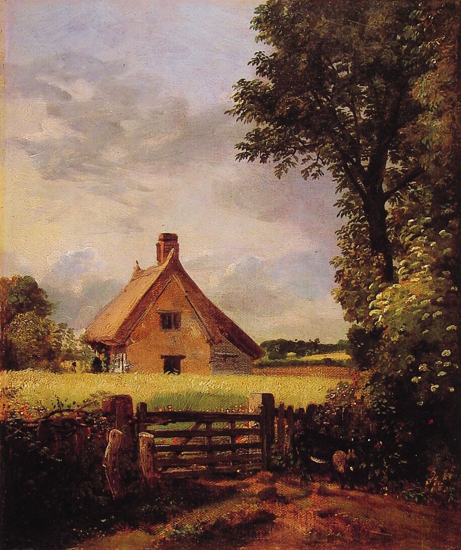 Mısır Tarlasında Bir Kulübe by John Constable