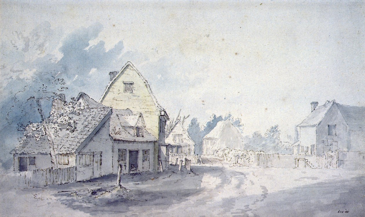 Doğu Bergholt Caddesi, Doğu Bergholt by John Constable