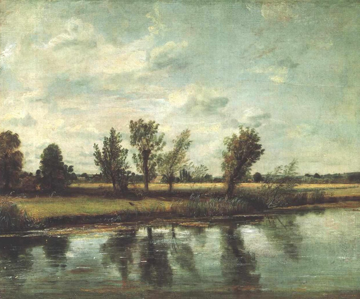 Salisbury yakınlarındaki bataklık çayırları by John Constable