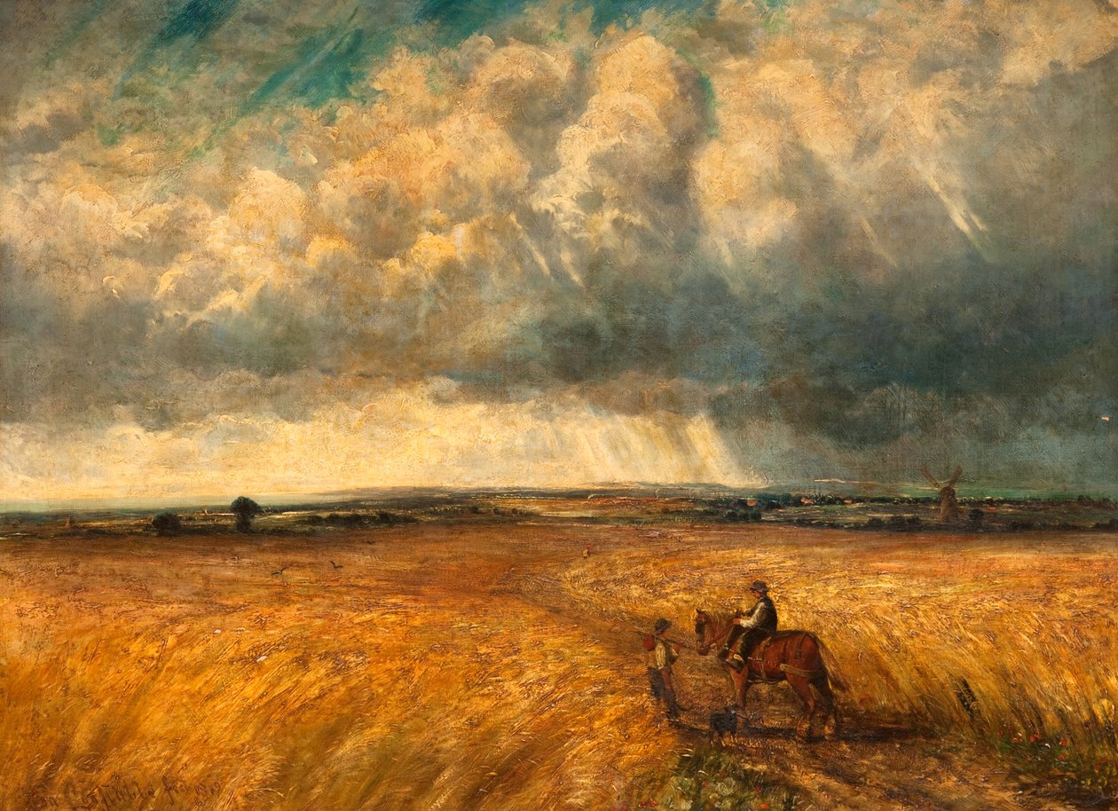 Toplanan Fırtına, 1819 by John Constable