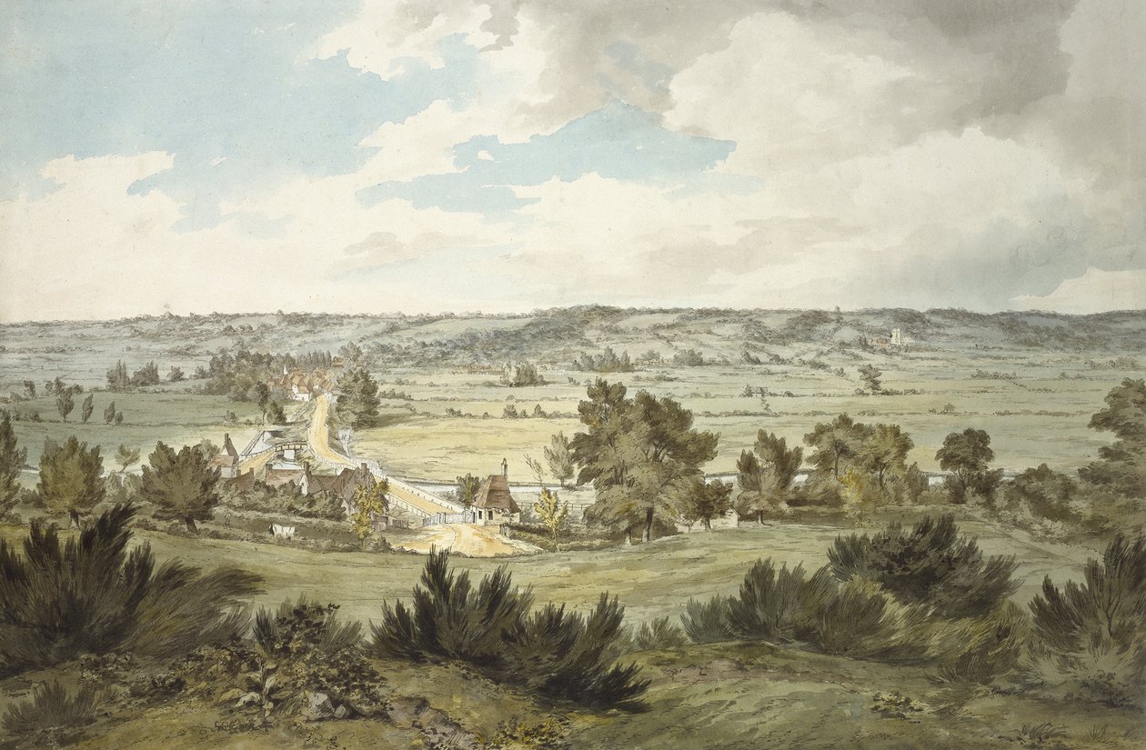 Stour Vadisi, 19. yüzyıl by John Constable