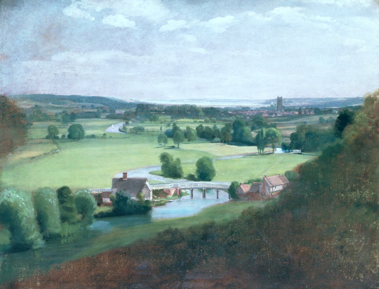 Uzakta Dedham ile Stour Vadisi, 1836-37 by John Constable