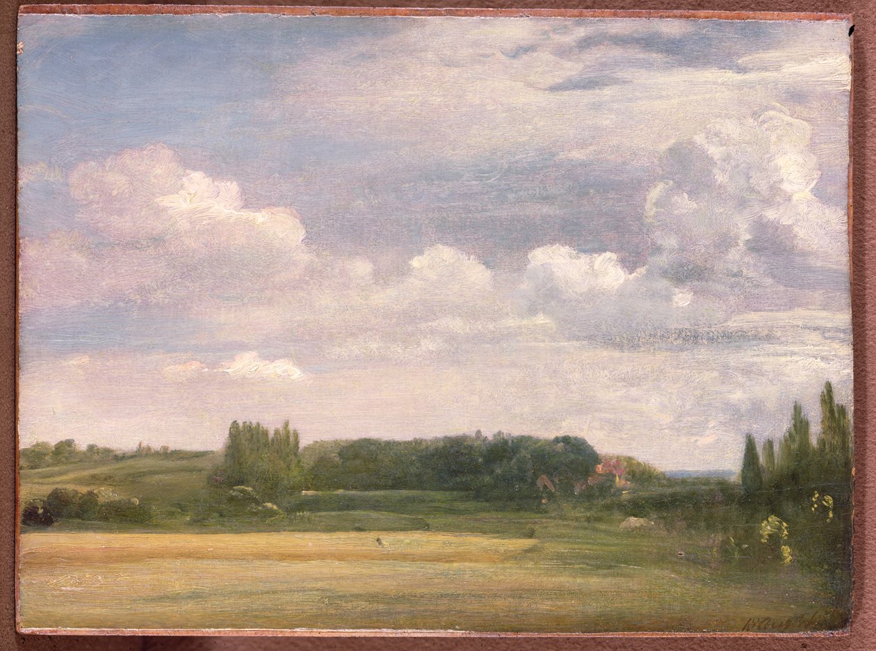 Papazlığa doğru bakış, Doğu Bergholt, 1813 by John Constable