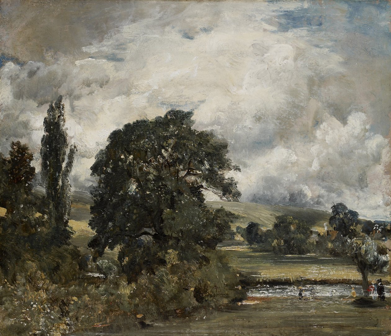 Salisbury Yakınlarındaki Su Çayırları, 19. yüzyıl by John Constable