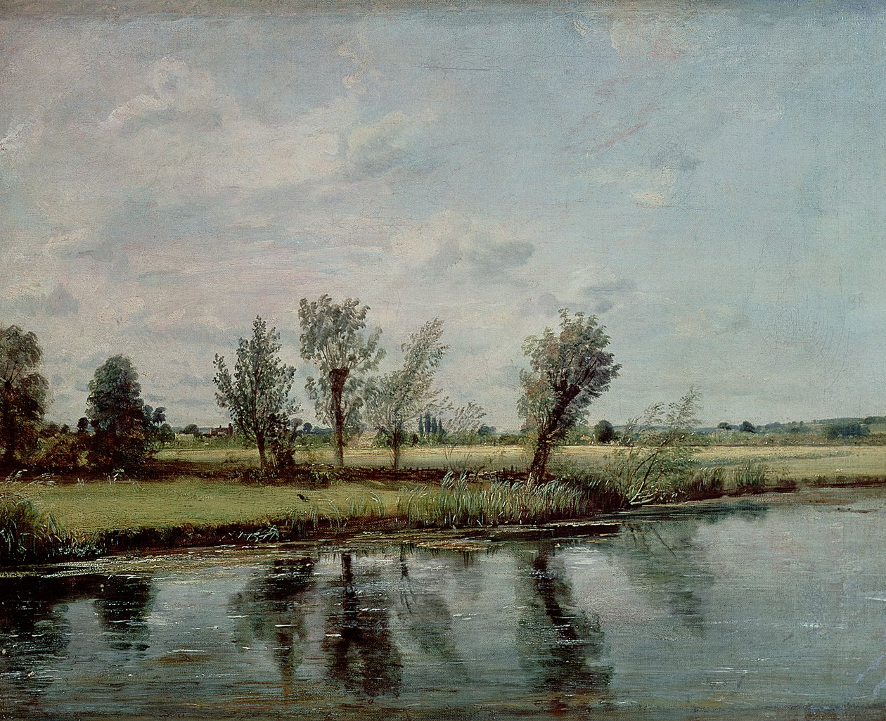 Salisbury yakınlarındaki Su Çayırları, 1820 dolayları by John Constable