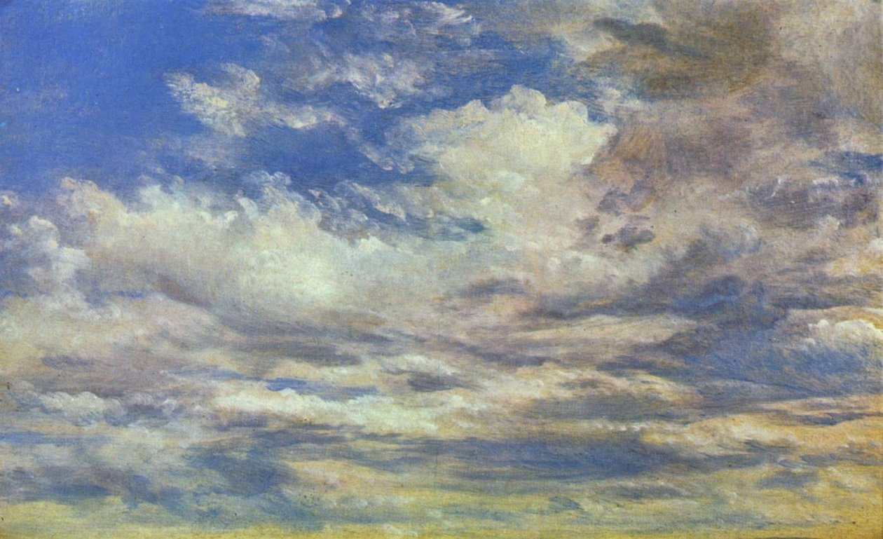 Bulutlar çalışması by John Constable