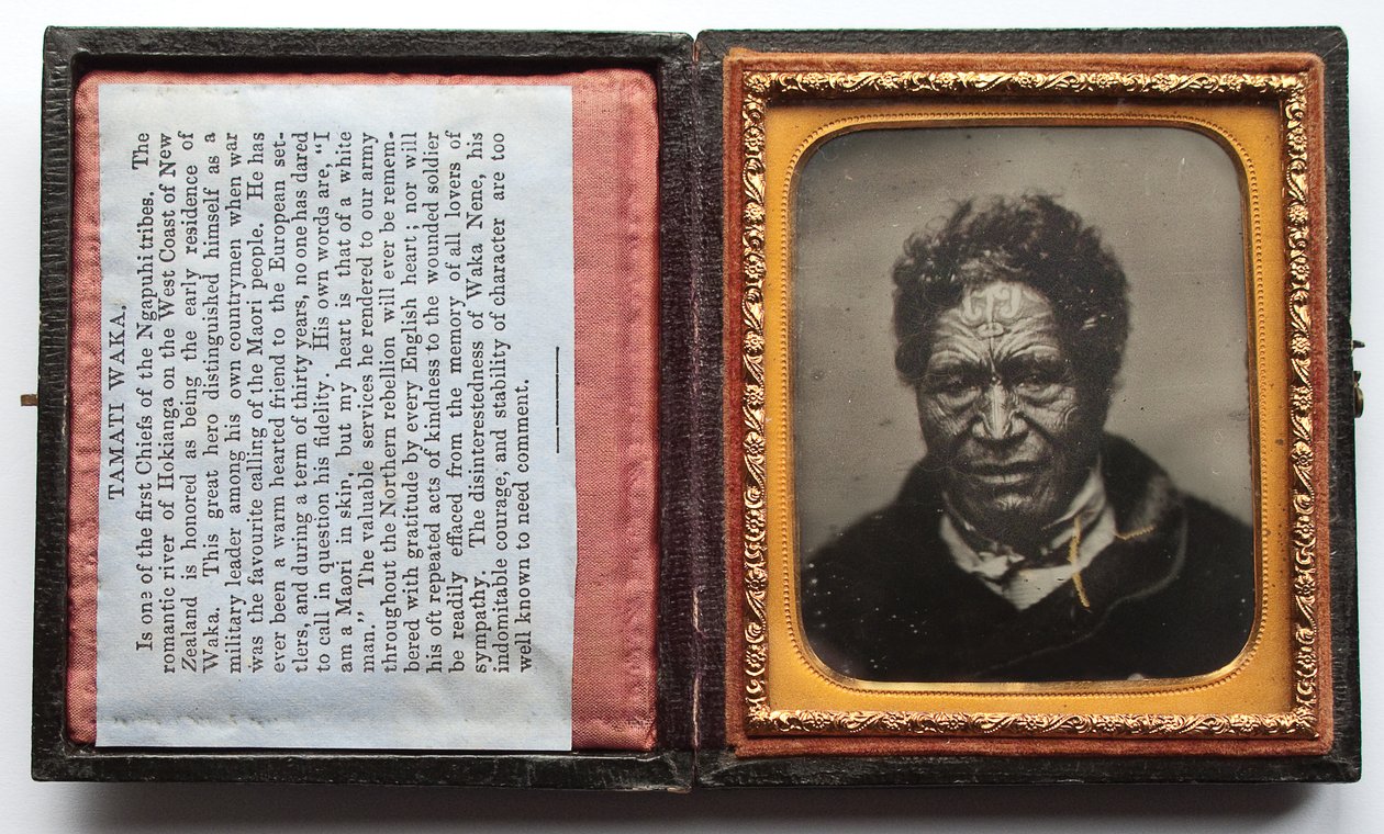 Tamati Waka Nene, 1860 dolayları (ambrotip) by John Nicol Crombie