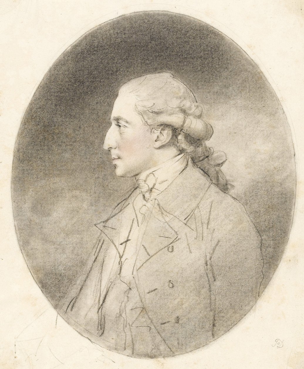 Andrew Robinson Stoney-Bowes, 1781 (kağıt üzerinde kırmızı ve siyah tebeşirler) by John Downman