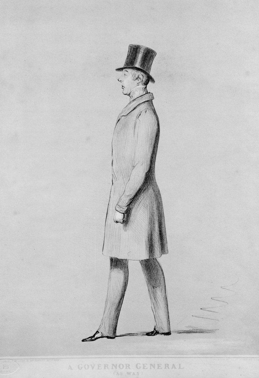 Bir Genel Vali, 1842 (litografi) by John Doyle