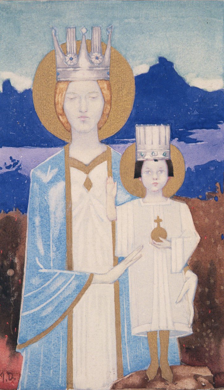madonna ve çocuk by John Duncan