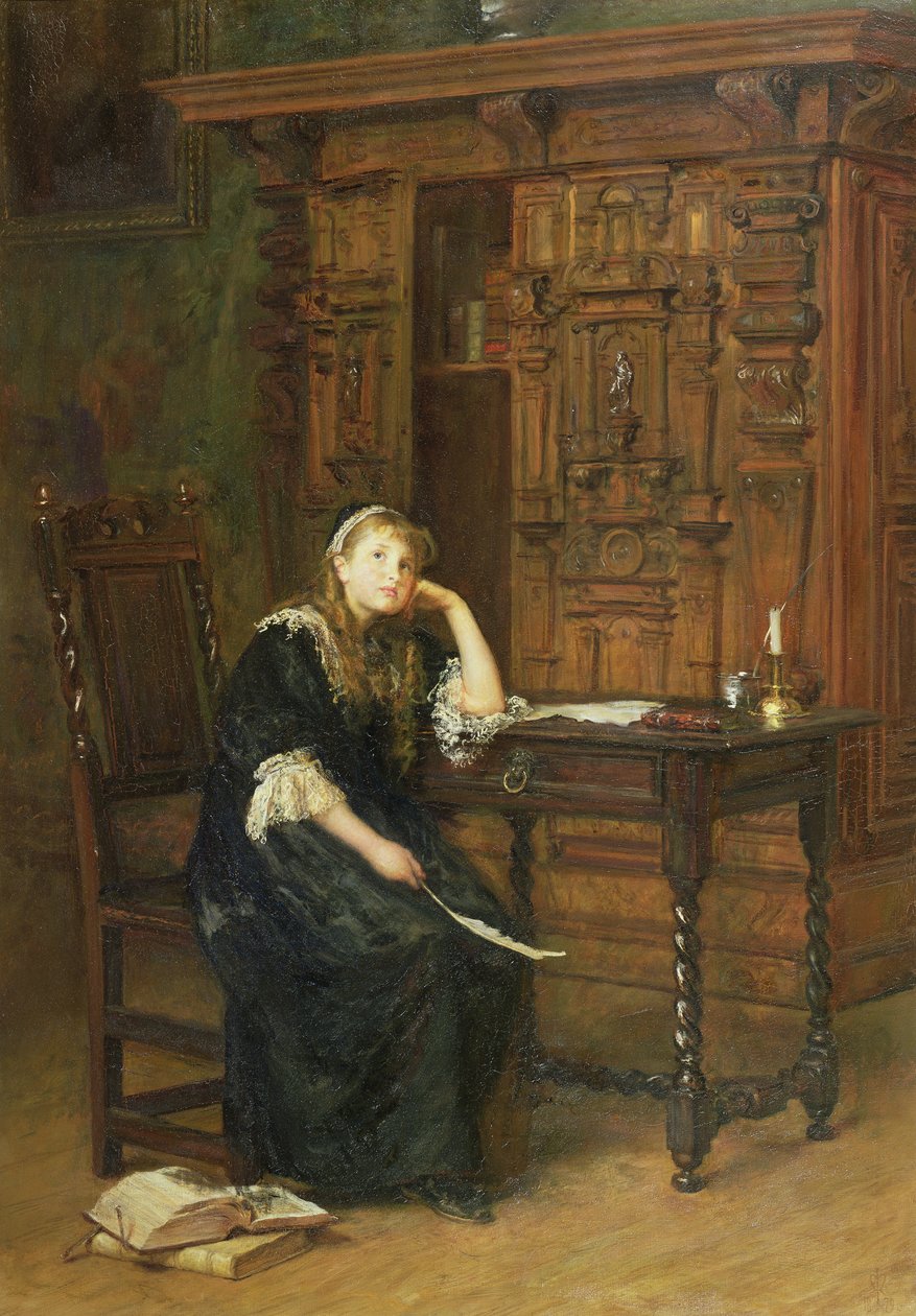 Prenses Elizabeth Hapishanede. 1879 by John Everett Millais
