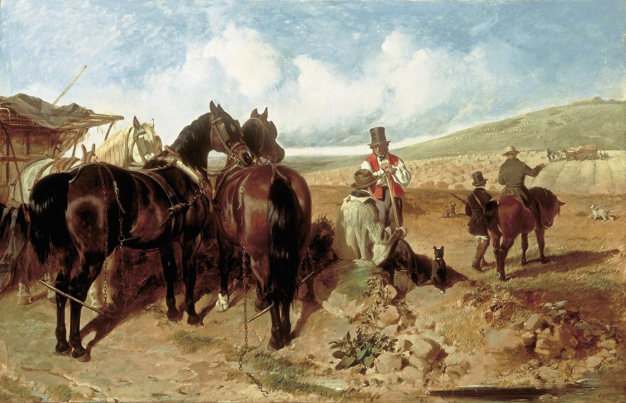 Sonbahar mevsimi by John Frederick Herring Senior