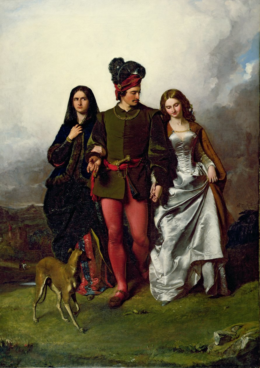 Zalim Kızkardeş, 1851 by John Faed