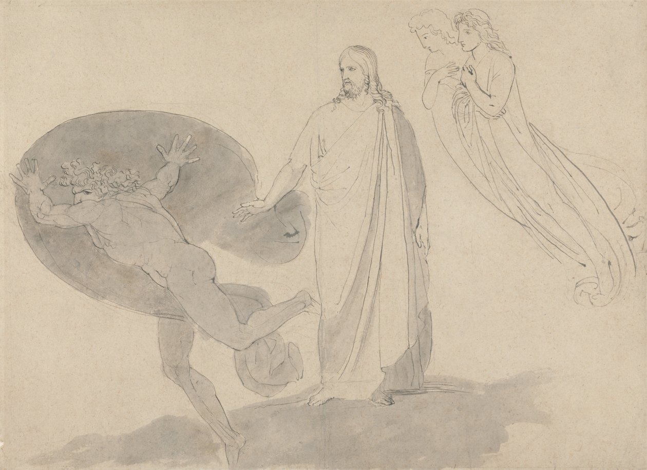 Arkama Geç, Şeytan by John Flaxman