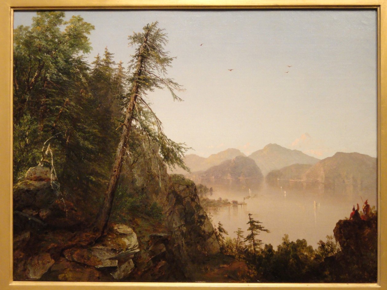 Hudson boyunca by John Frederick Kensett