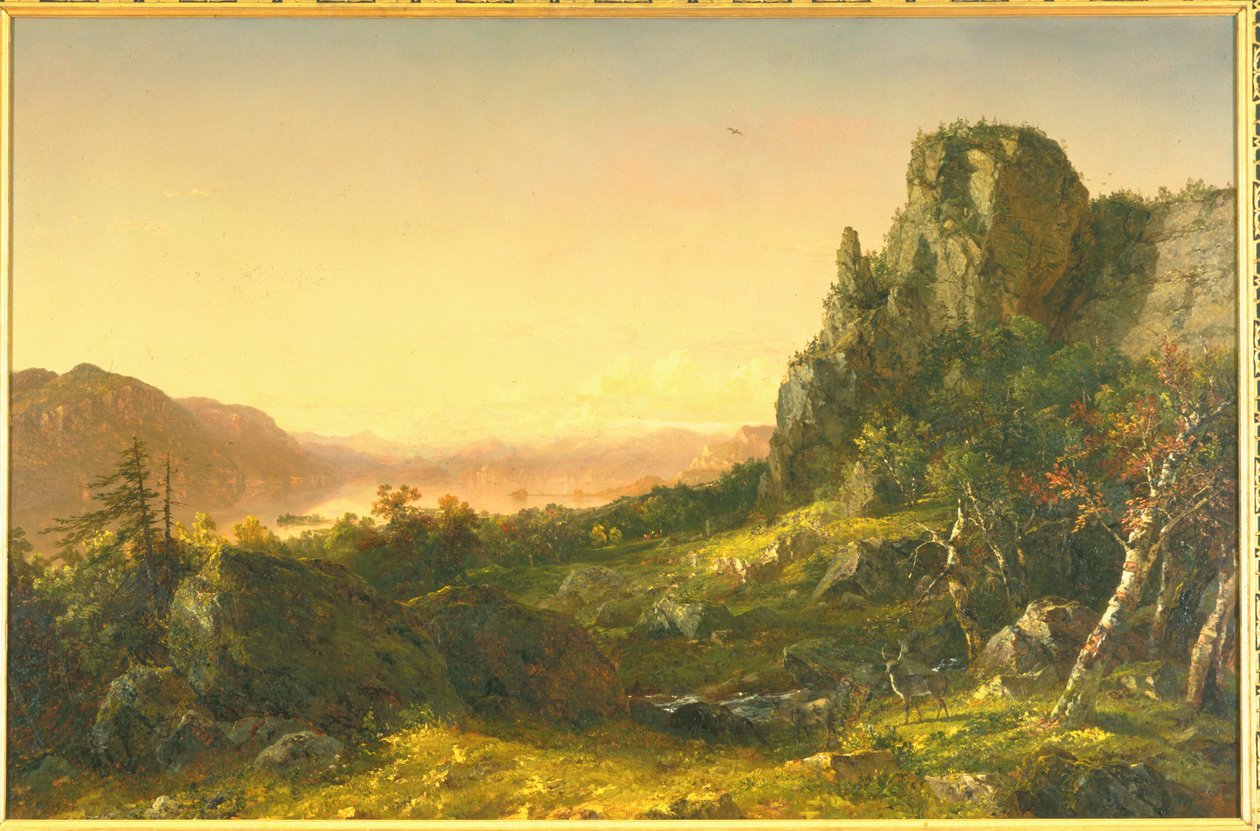 Kayalık Manzara, 1853 by John Frederick Kensett