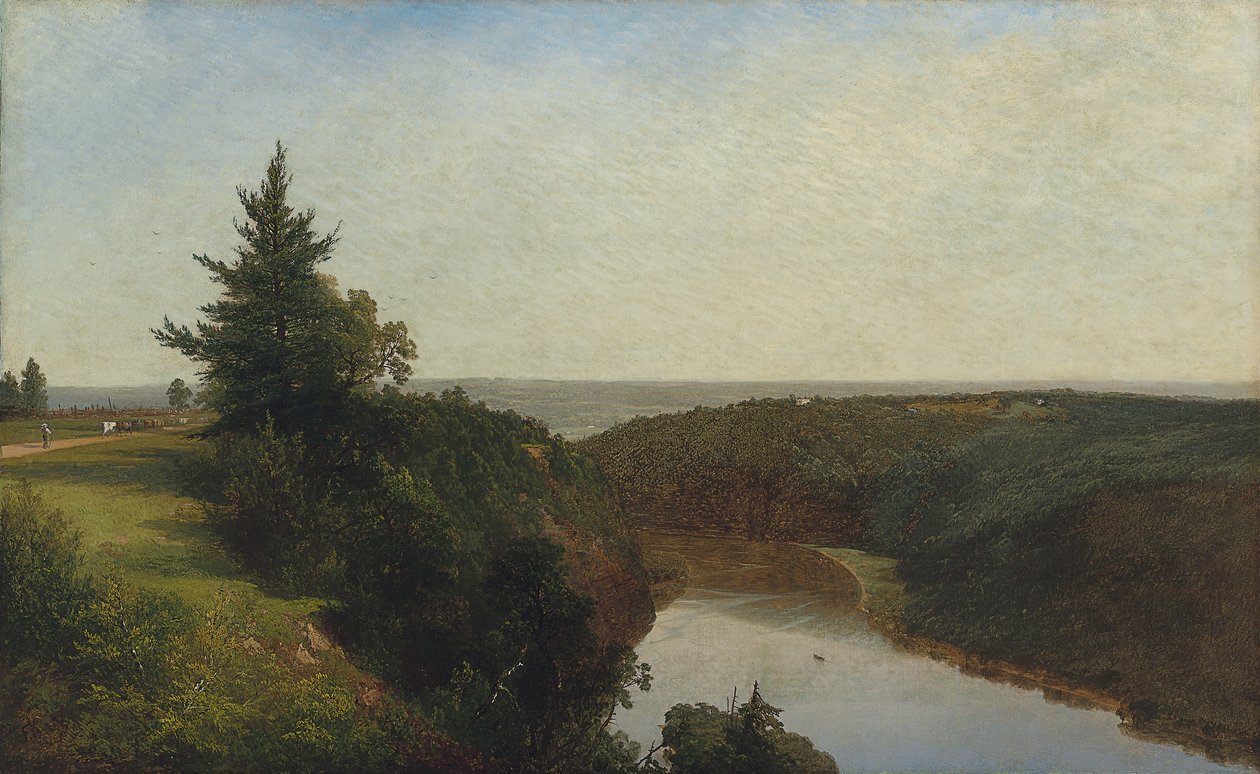 Það var gamall maður í Messínu, en dóttir hans hét Opsibeena by John Frederick Kensett