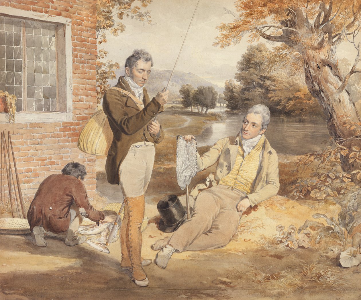Balık tutma by John Frederick Lewis