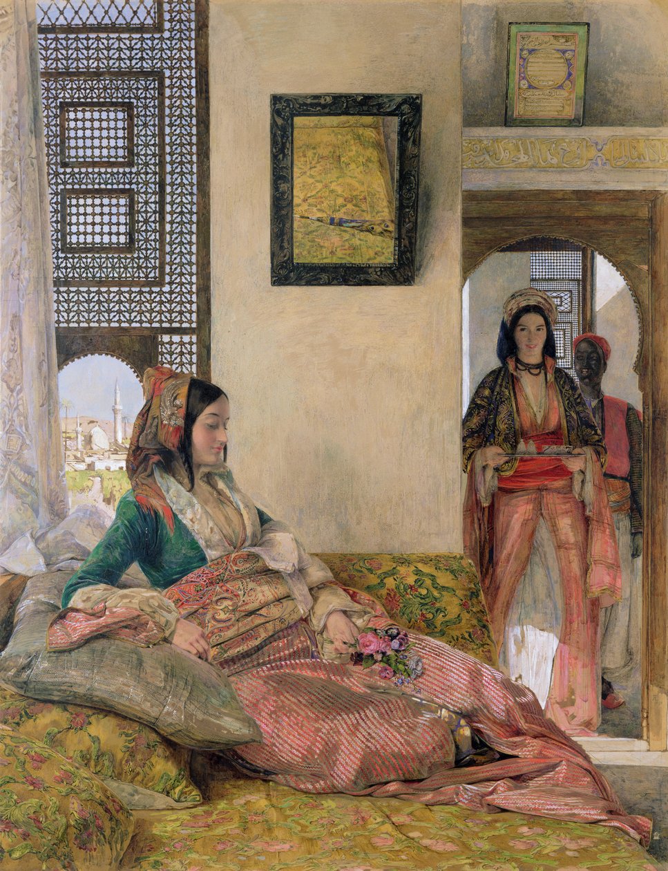 Haremde Yaşam, Kahire by John Frederick Lewis