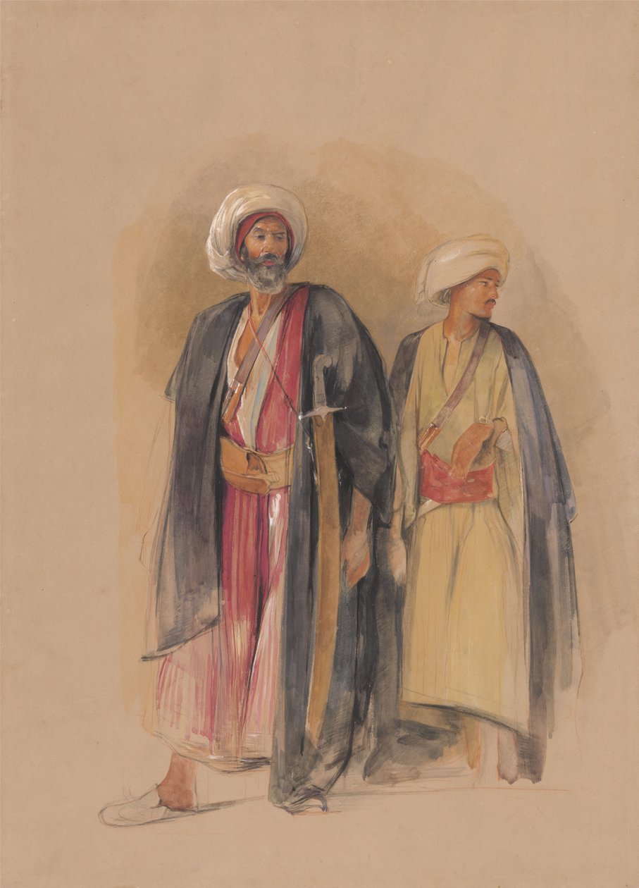 Gebel Tor ve Oğlu Şeyh Hüseyin by John Frederick Lewis