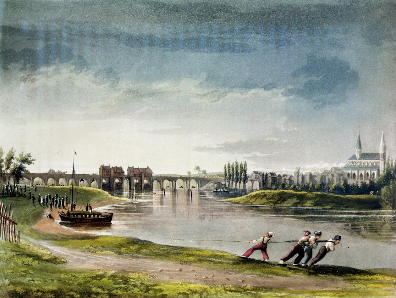 Poissy, Thomas Sutherland (d.1785) tarafından oyulmuş 
