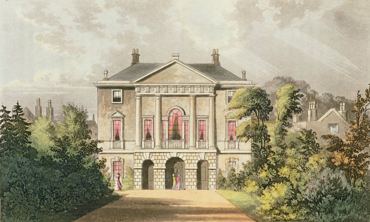 The New Lodge, Richmond Park, Ackermann