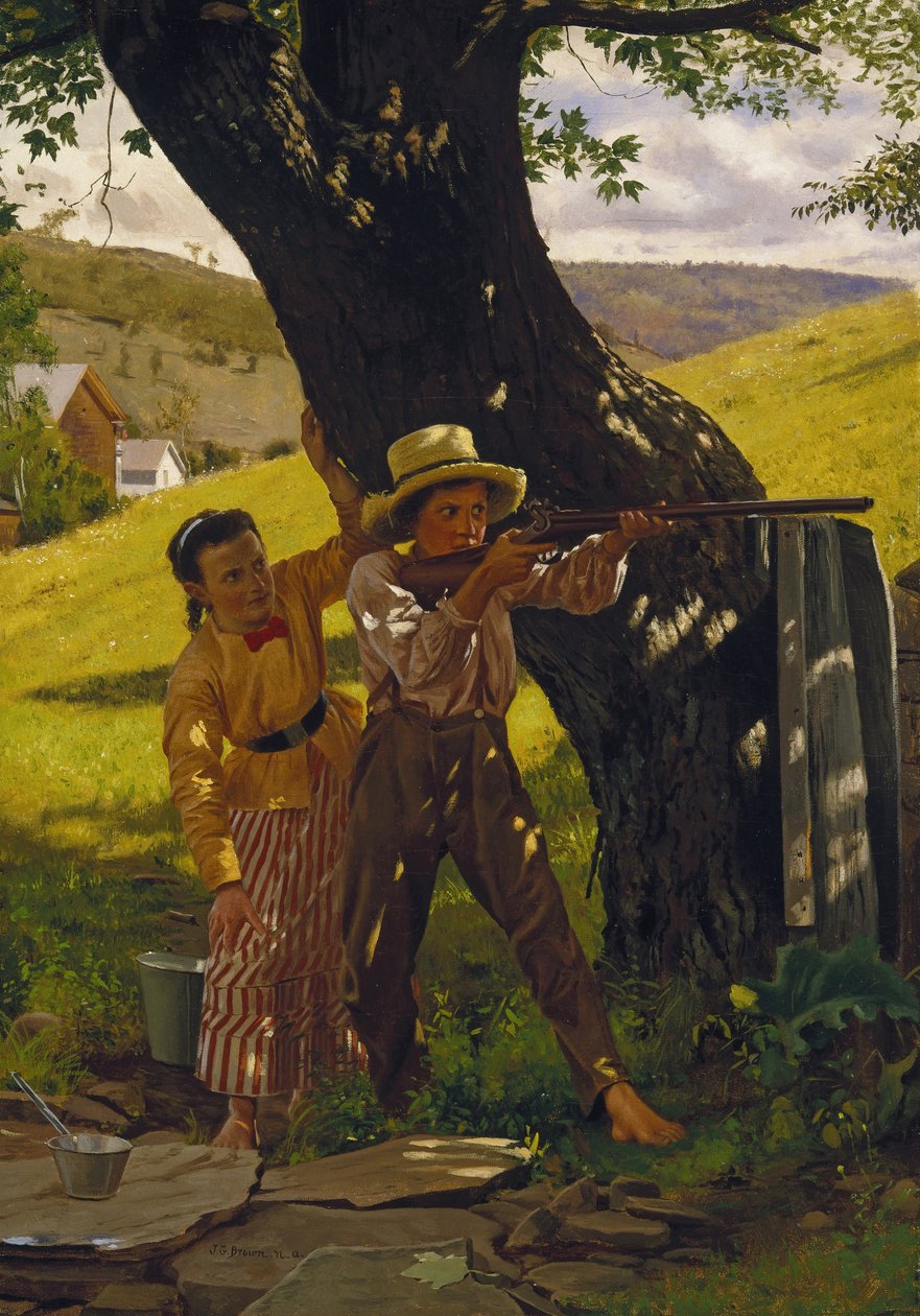 emin bir atış by John George Brown