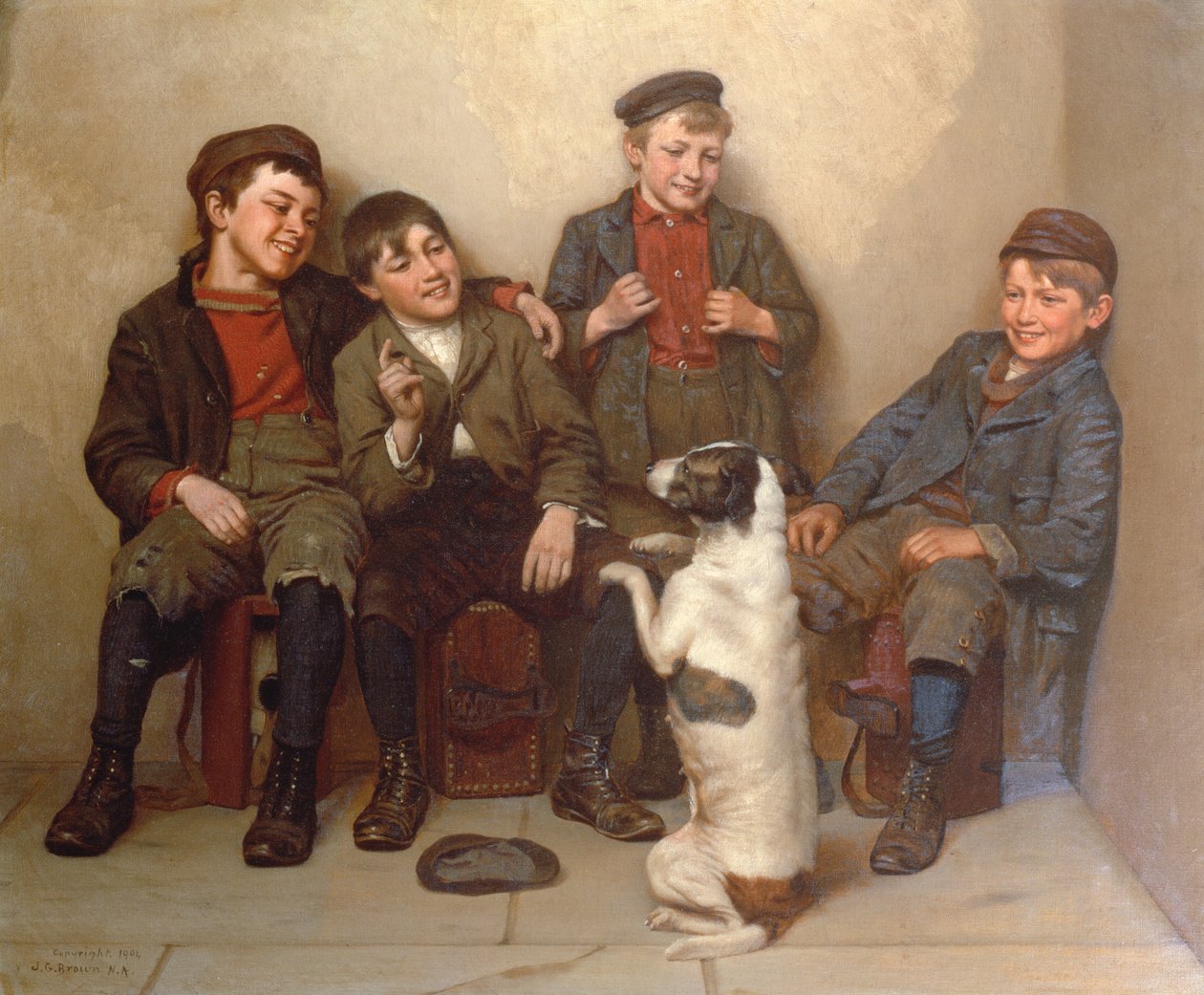 Onlardan Biri Olmak İstiyor by John George Brown