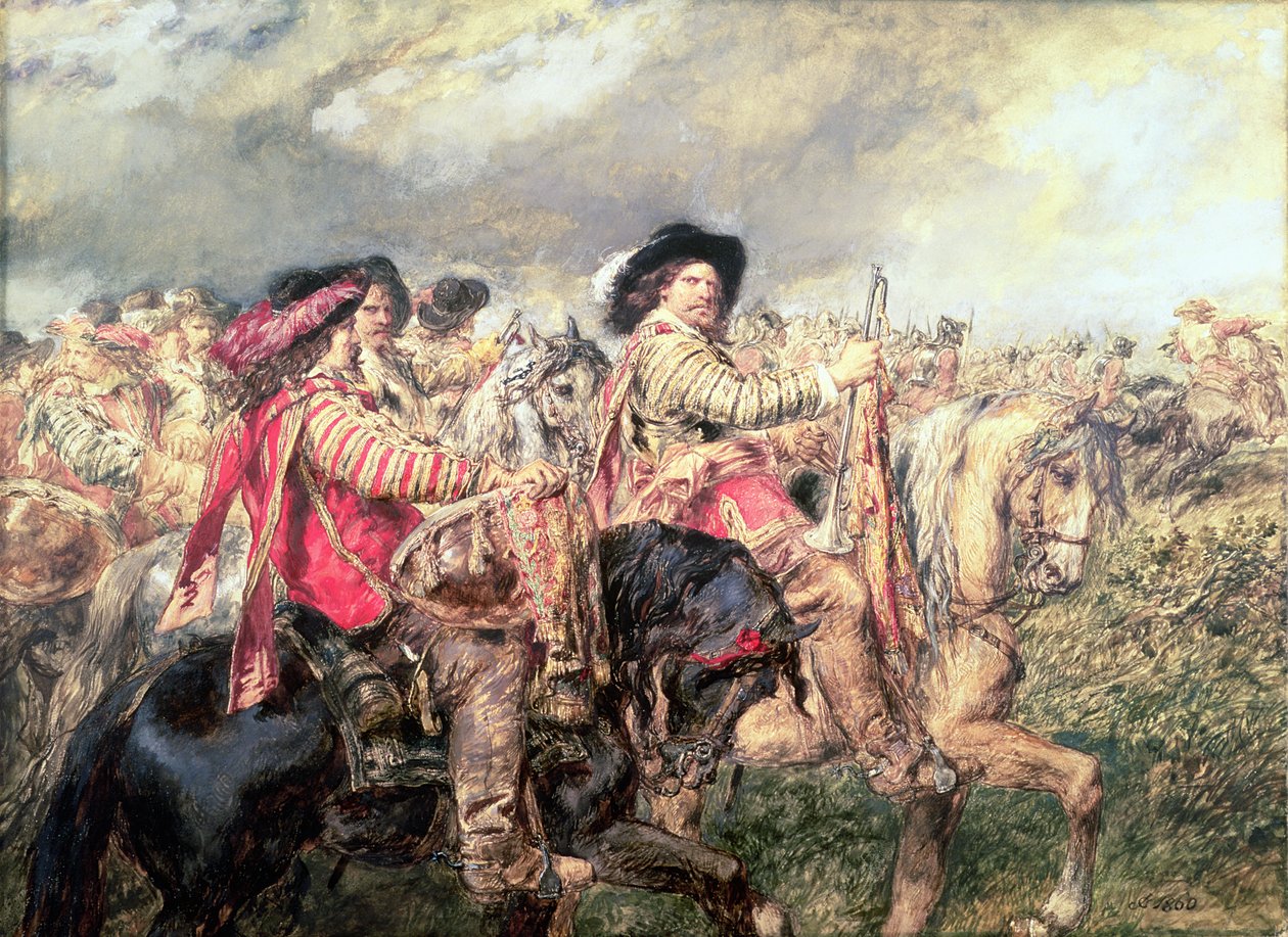 1645, 1860 Naseby Savaşı
