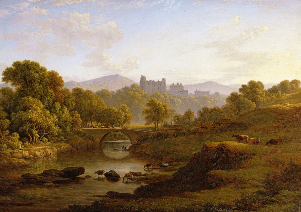 Doune Kalesi, Perthshire by John Glover