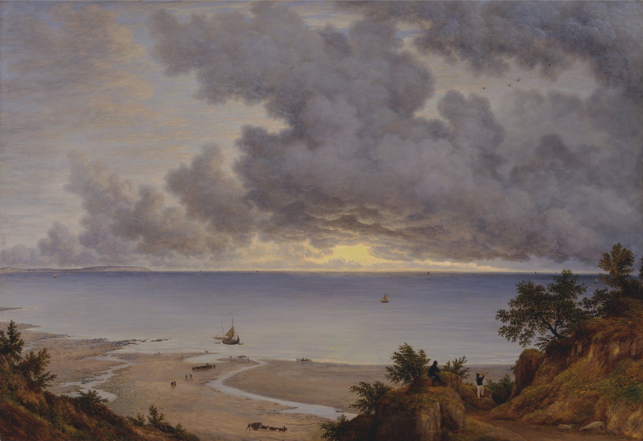 Sandown Körfezi, Shanklin Chine, Wight Adası yakınından by John Glover