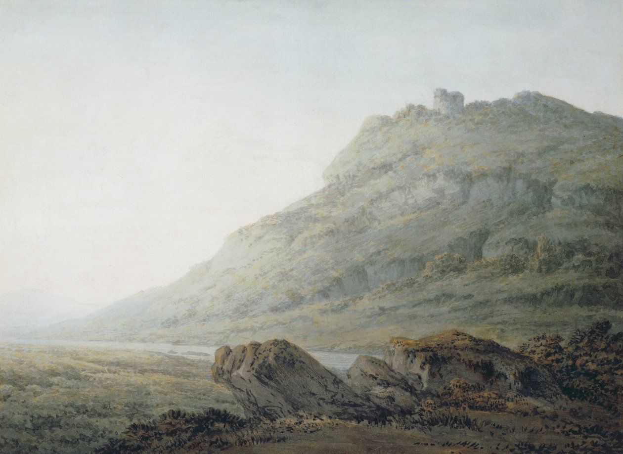 Castleton, Derbyshire'daki Zirve by John Glover