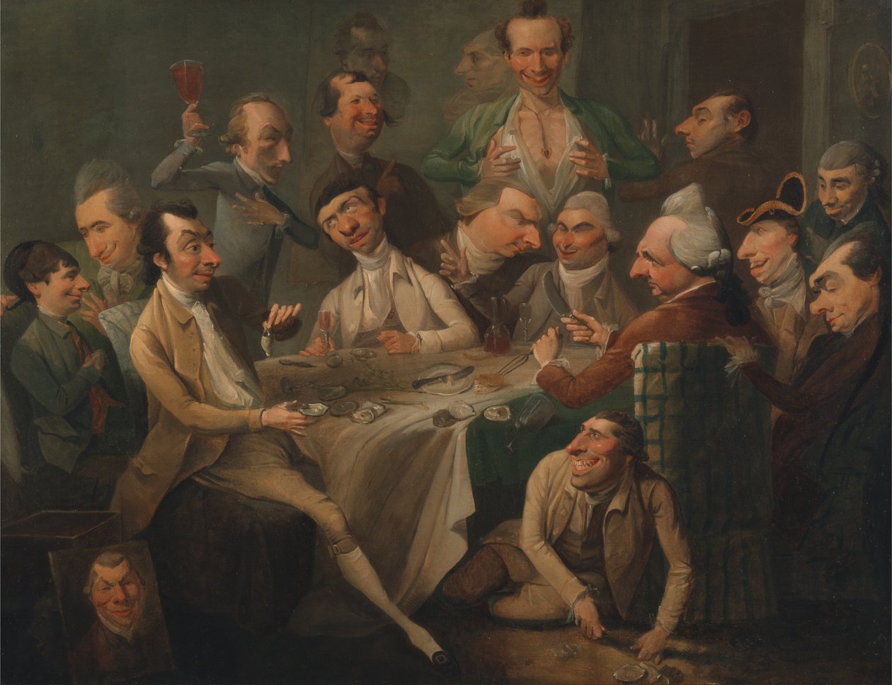 Bir Karikatür Grubu by John Hamilton Mortimer