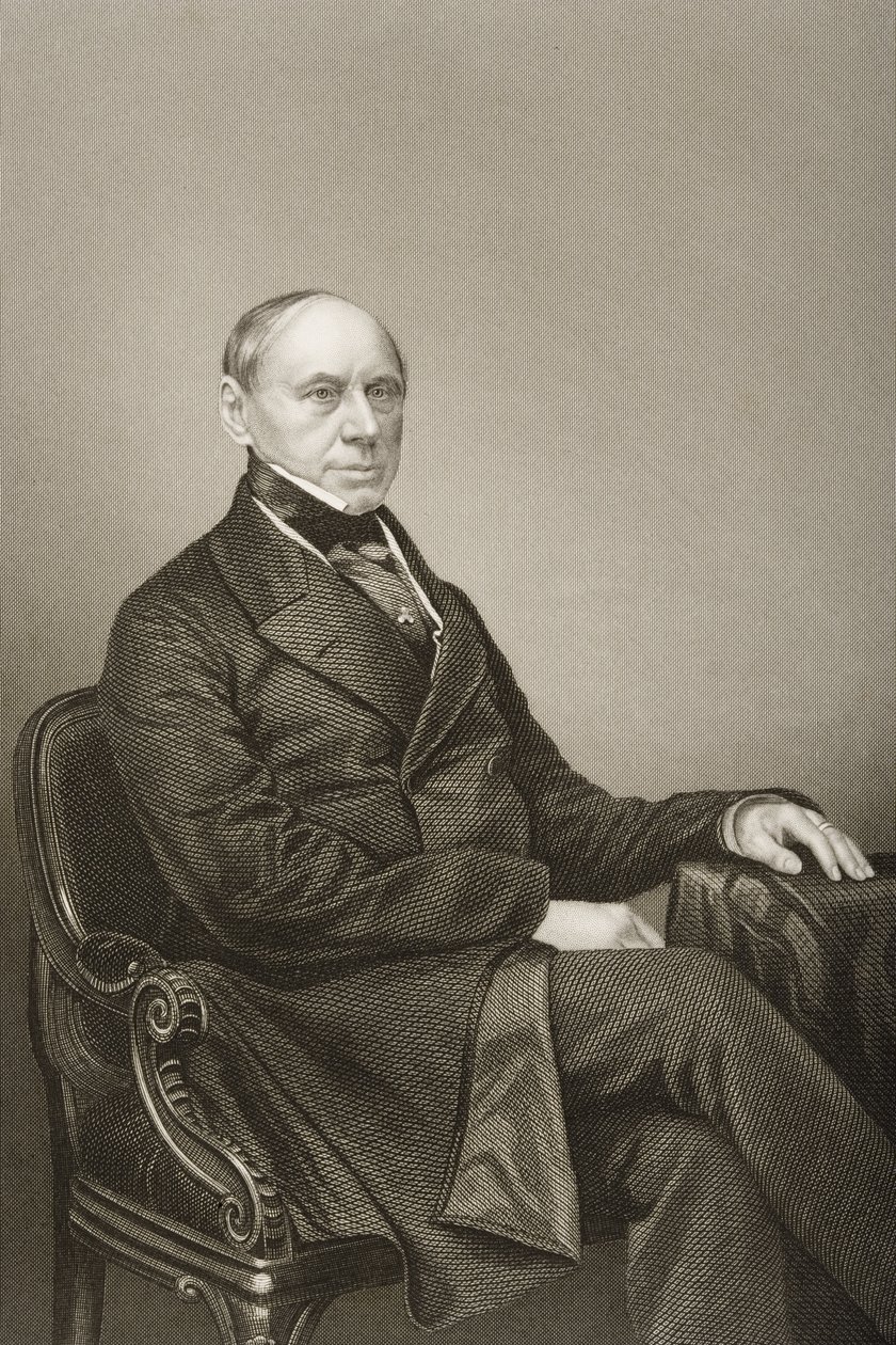 Count Ernst Philipp Brunnow (1797-1875) engraved by D.J. Pound from a photograph, from 