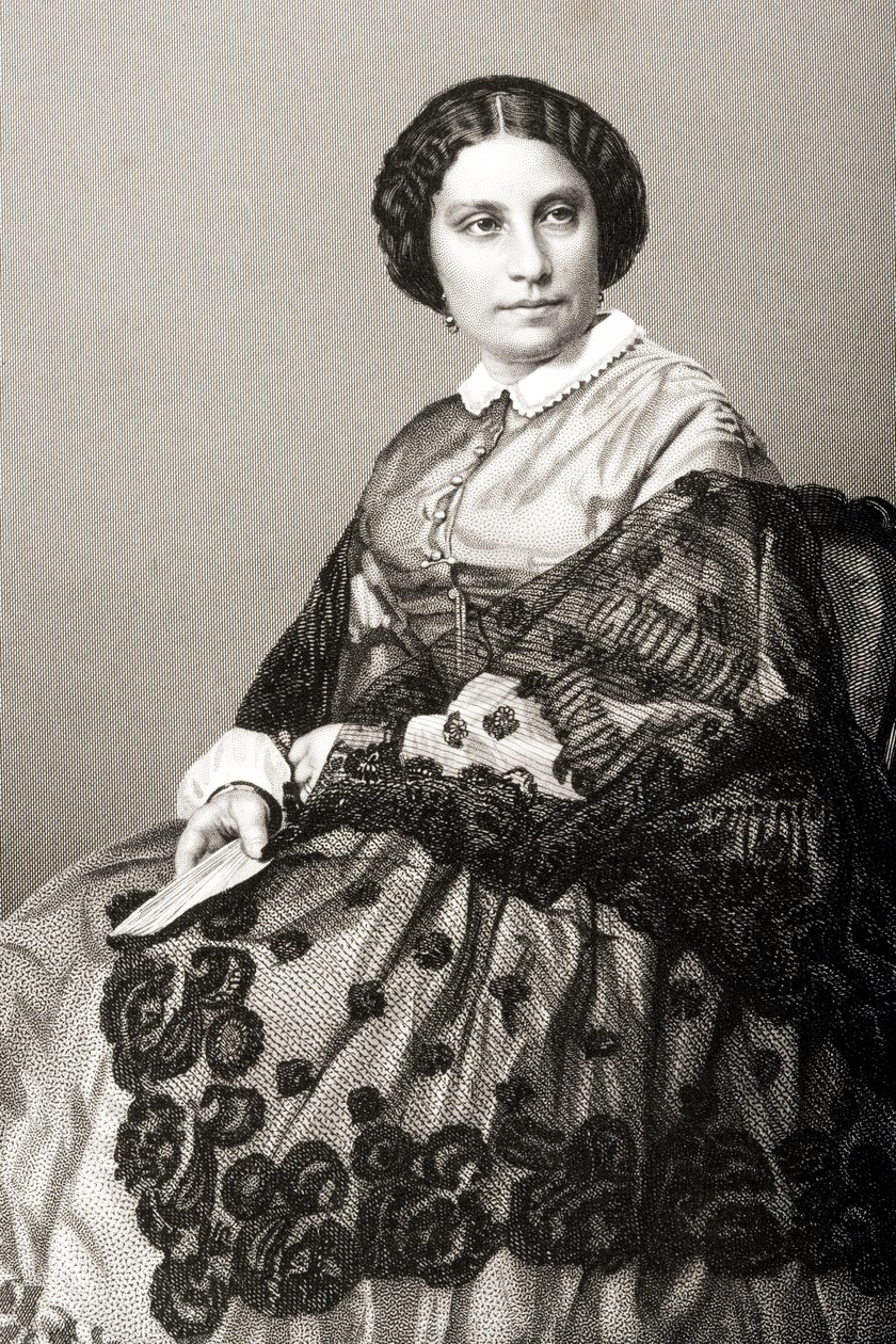 Madam Caroline Marie Felix Miolan-Carvalho (c.1827-95), D.J. 1860