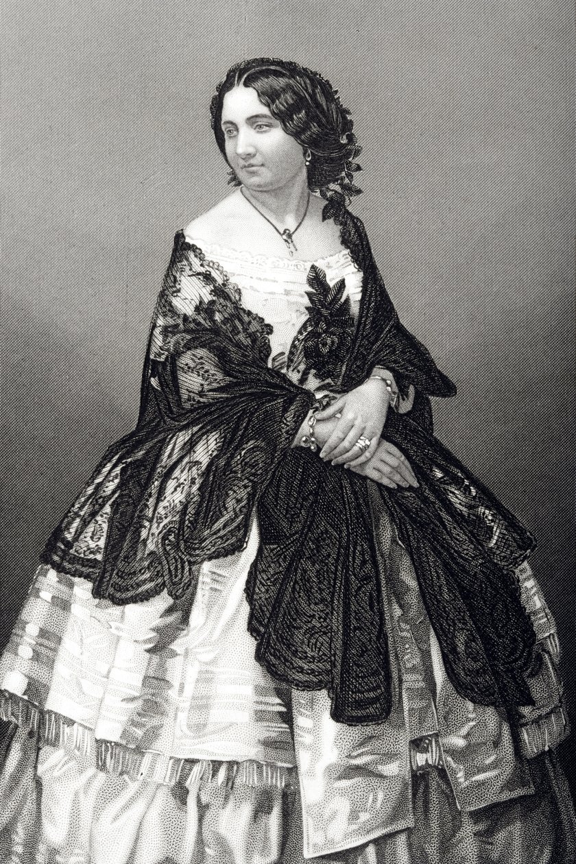 Miss Arabella Goddard (1836-1922) engraved by D.J. Pound from a photograph, from 