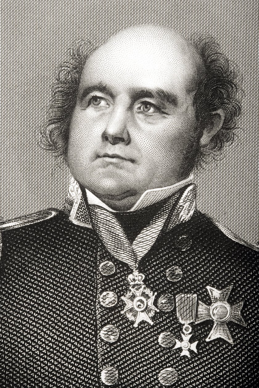 Sir John Franklin (1786-1847) engraved by D.J. Pound from a photograph, from 