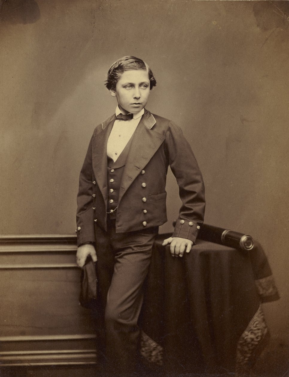Galler Prensi, daha sonra Edward VIII, c.1856 (albüm gümüş baskı) by John Jabez Edwin Paisley Mayall