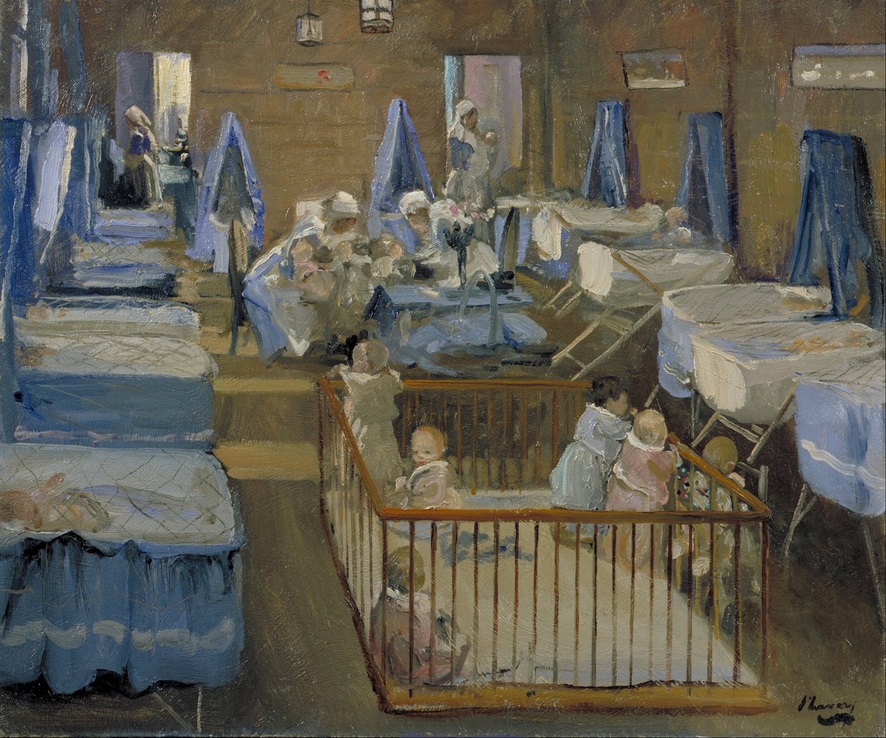 Lady Henrys Kreş, Woolwich by John Lavery