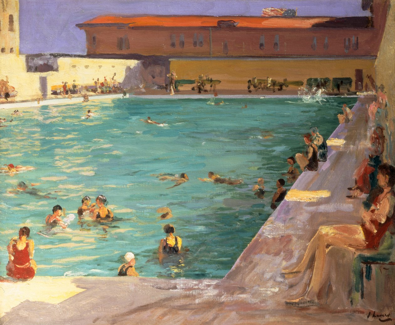 Halk Havuzu, Palm Beach, 1927 by John Lavery