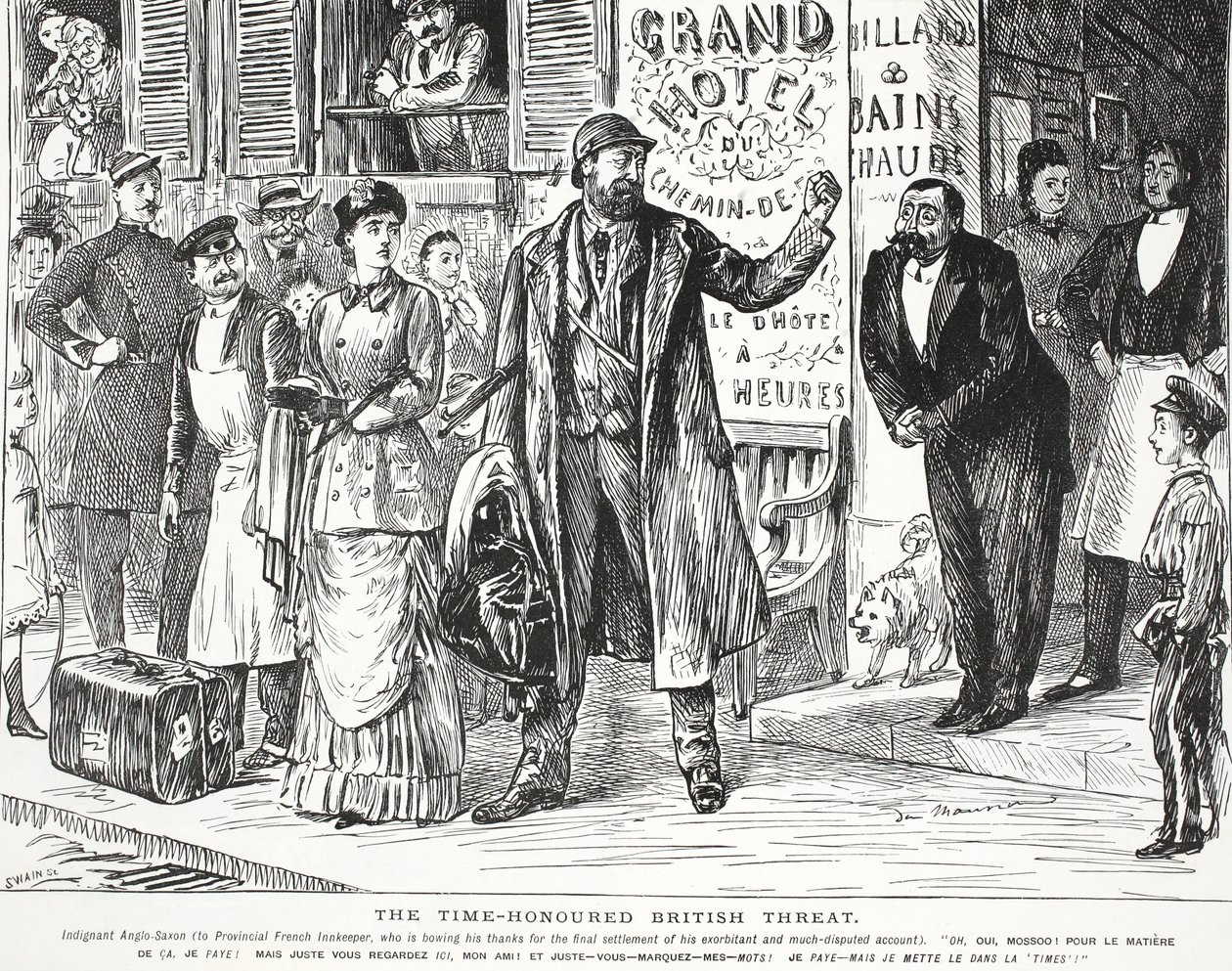 Zamana Karşı Gelen İngiliz Tehdidi by John Leech