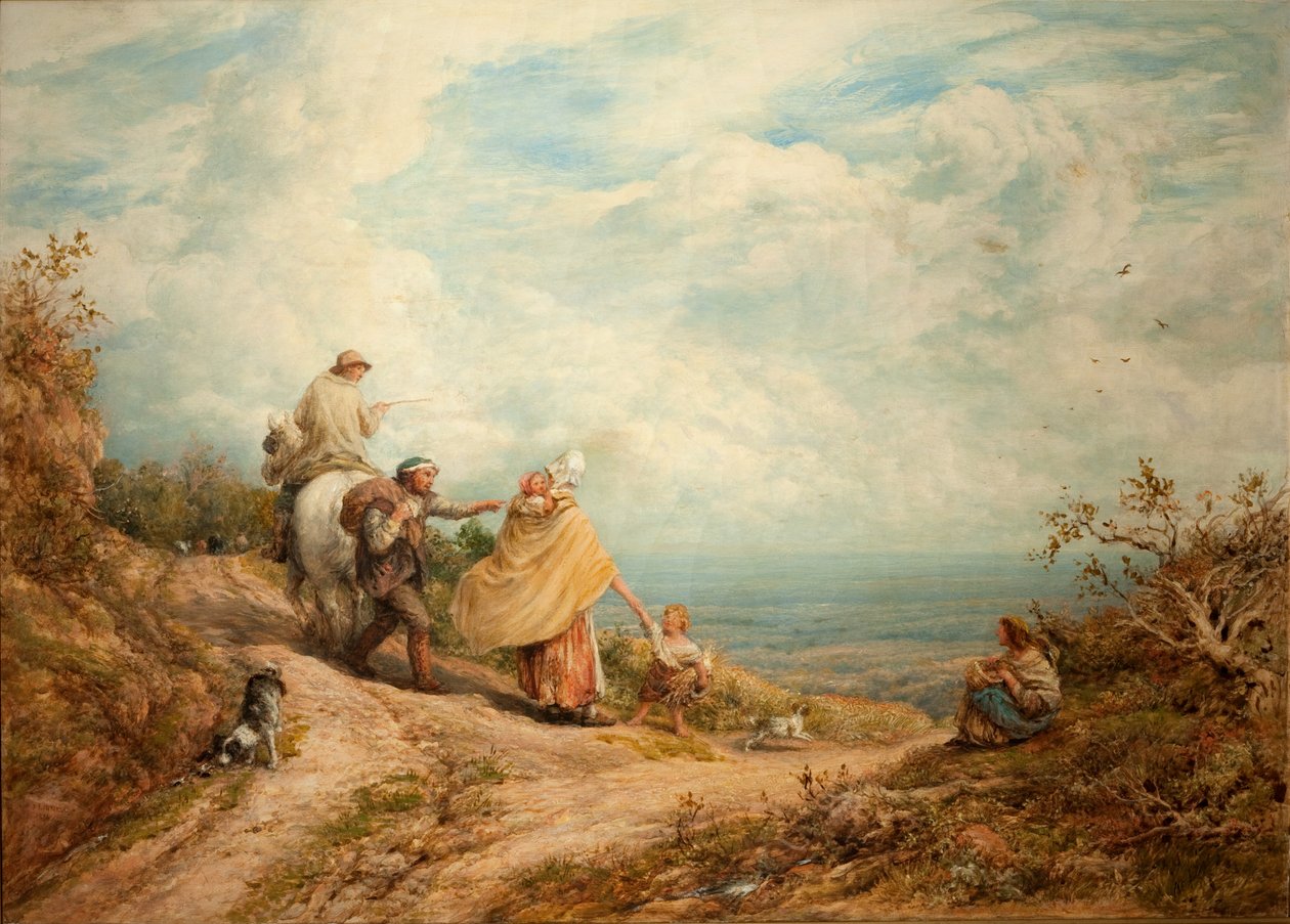 Yolu Gösteren, 1874 by John Linnell