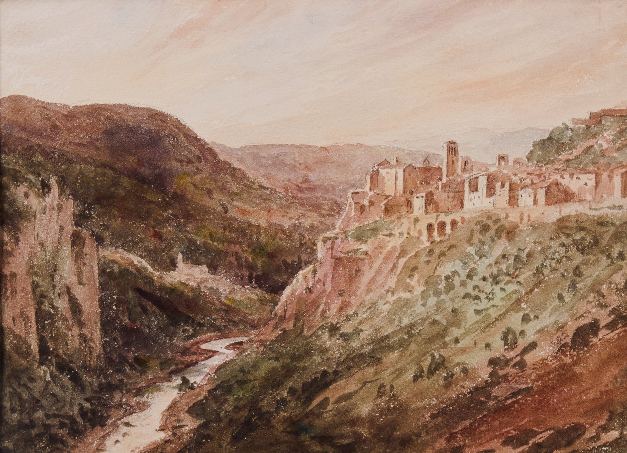 Civita Castellana, 1854  by John Louis Petit